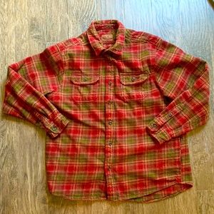 Orvis long sleeve Flannel jacket shirt